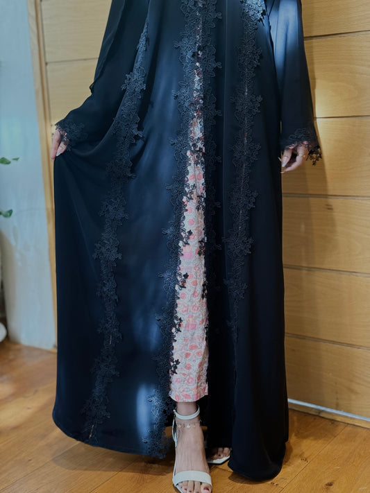 Celeste Petals Abaya