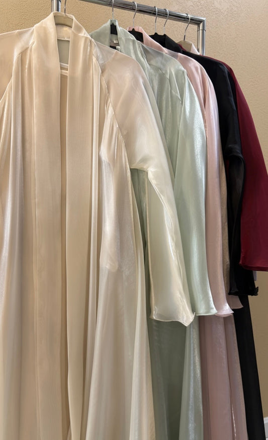 Sheer luxe Abaya Awrah