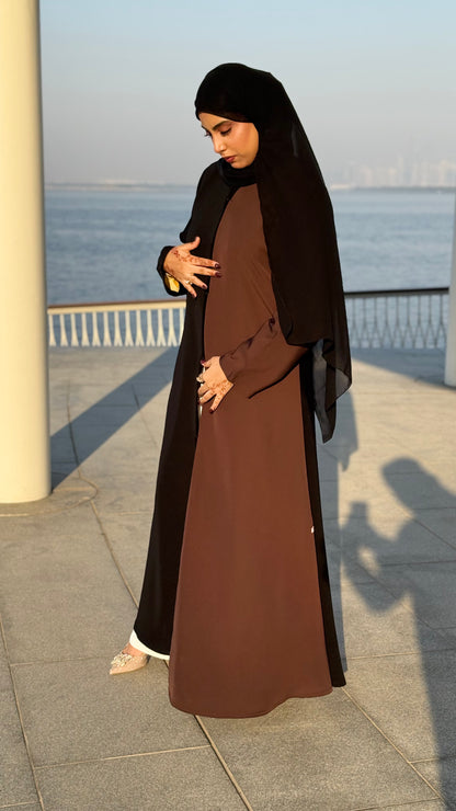 Classic Dual-tone Abaya