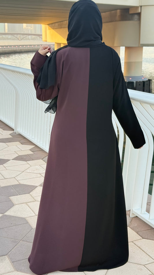 Classic Dual-tone Abaya