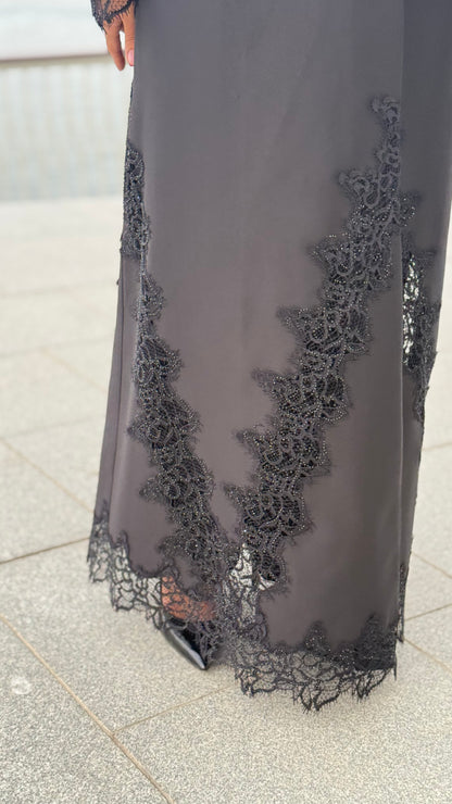 Floral crystal cut