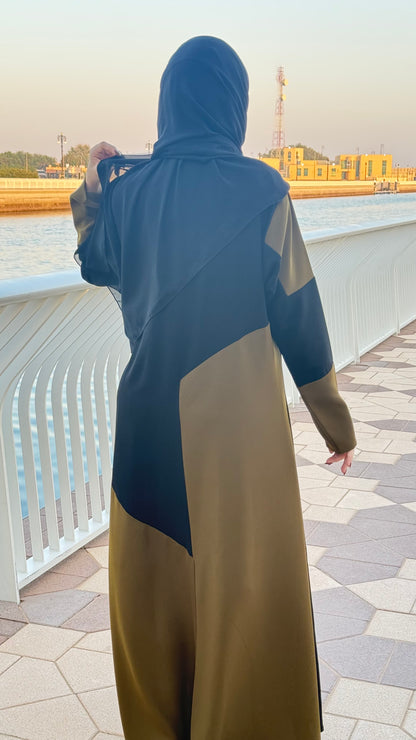 Classic Dual-tone Abaya