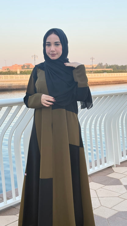 Classic Dual-tone Abaya