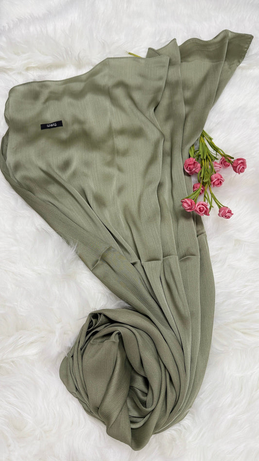 Satin Pleated Hijab Awrah